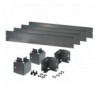 Zoccolo 800 x 800 mm per Armadi Rack Serie Progress Nero I-CASE PLFP-88NLB