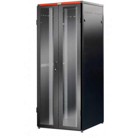 Armadio Rack NextGen 19'' 800x800 42U Doppia Porta Grigliata Nero I-CASE EPPX-428BKV2