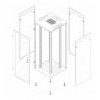 Armadio Rack NextGen 19'' 800x800 47U Nero