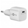 Alimentatore Caricatore Rapido USB-C™ PD GaN Nano 20W 3A Bianco IPW-USB-20WQW2