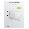 Alimentatore Caricatore Rapido USB-C™ PD GaN Nano 20W 3A Bianco