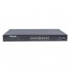 Switch Gigabit Ethernet 16 Porte PoE+ Web-Managed con 2 porte SFP I-SWHUB POE-198