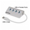 Hub USB3.0 4 porte Silver IUSB3-HUB767