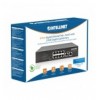 Switch Ethernet Gigabit 8 Porte PoE+ con 2 porte RJ45 Gigabit Uplink I-SWHUB 8GP2U
