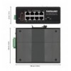 Switch Ethernet Gigabit 8 porte PoE+ con PoE Passante I-SWHUB 7GPU1PD