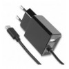 Caricatore USB-C con uscita USB A e Spina Europea 2 pin Nero Blister IPW-USB-MICRO-235B