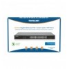 Gigabit Ethernet Switch 24-Porte PoE+ con 2 porte SFP I-SWHUB 24GP2P