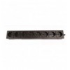 Multipresa a 8 Posti da Rack 19'' con 8 Interruttori Luminosi ON/OFF Spina Schuko Angolata 1,5U I-CASE STRIP-815I