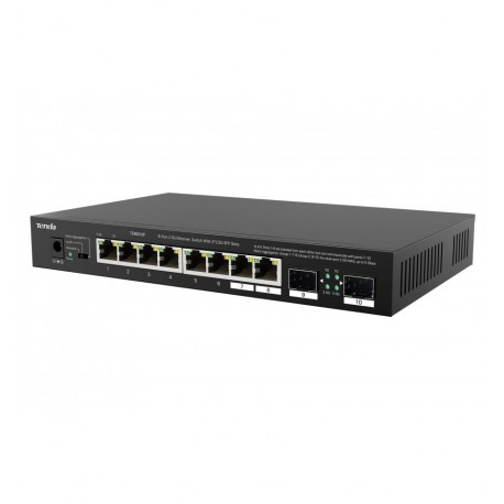 Switch con 8 porte 2.5G Ethernet e 2 slot SFP da 2.5G