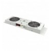 Kit di Ventilazione a Soffitto per Rack 19'' IP55 2 Ventole Grigio I-CASE IP55-FAN2