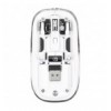 Mouse Ottico Wireless 800-1600 dpi con Micro Ricevitore USB Bianco Trasparente IM 190-TRANSP-WH