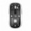 Mouse Ottico Wireless 1600 Dpi con Micro Ricevitore USB Nero Trasparente