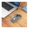 Mouse Ottico Wireless 800-1600 dpi con Micro Ricevitore USB Nero Trasparente