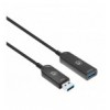 Cavo Ottico Attivo USB 3.2 Gen 2 SuperSpeed+ AOC USB A M/F 20m