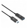 Cavo Ottico Attivo USB 3.2 Gen 2 SuperSpeed+ AOC USB A M/F 30m