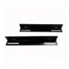 Coppia staffe a L Laterale per Rack 19'' a Muro Prof. 450mm Nero I-CASE RAIL-450EW