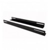Coppia staffe a L Laterale per Rack 19'' a Muro Prof. 600mm Nero