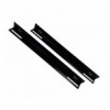 Coppia staffe a L Laterale per Rack 19'' a Muro Prof. 600mm Nero I-CASE RAIL-600EW