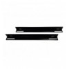 Coppia staffe a L Laterale per Rack 19'' a Muro Prof. 600mm Nero I-CASE RAIL-600EW