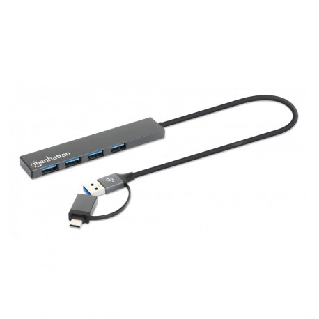 Hub USB-C™ 3.2 4 porte USB-A Ultra Slim IUSB31C-COMBO-HUB4M2