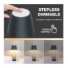 Lampada LED Paralume per Bottiglie Dimmerabile Batteria Ricaricabile Alimentazione USB-C™