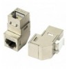 Accoppiatore RJ45 F/F 90° Cat.6A Schermato