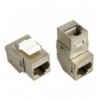 Accoppiatore RJ45 F/F 90° Cat.6A Schermato