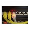 Cavo di Rete Patch Cat.6A S/FTP con Led Tracciamento 3 m Classe E ICOC SF6A-030-VC