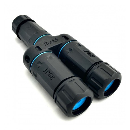 Connettore Sdoppiatore RJ45 Impermeabile IP68 IWP-MD C6-IP68T2