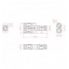 Connettore Sdoppiatore RJ45 Impermeabile IP68