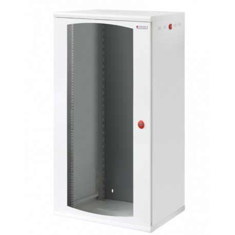 Armadio Rack 19'' a muro 22 unità sezione unica prof. 600mm Bianco I-CASE EW-2022WH6