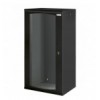Armadio Rack 19'' a muro 22 unità sezione unica prof. 600mm Nero