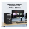 Adattatore USB Wireless Wi-Fi 6 ad Alto Guadagno 2.4G/286Mbps, U2 V5.0