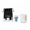 Mini Pompa ad Aria con Batteria Ricaricabile e Luce LED da Campeggio, TX-261