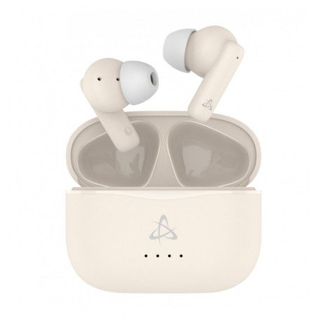 Auricolari Bluetooth v5.4 con Custodia di Ricarica EB-TWS05 Beige ICSB-EBTWS05BE