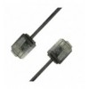 Cavo di rete Patch in Rame Ultra Slim Cat.6 Nero UTP 0,25 m