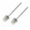 Cavo di rete Patch in Rame Ultra Slim Cat.6 Grigio UTP 0