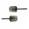 Cavo di rete Patch in Rame Ultra Slim Cat.6 Nero UTP 3 m