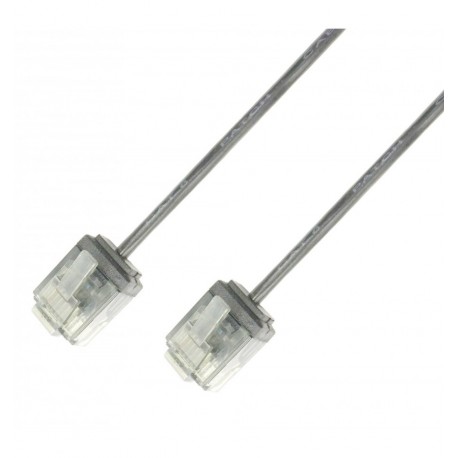 Cavo di rete Patch in Rame Ultra Slim Cat.6 Grigio UTP 3 m ICOC U6-SLIM-030T