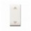 Domus S44 Deviatore 1P 16AX Illuminabile Bianco Lucido