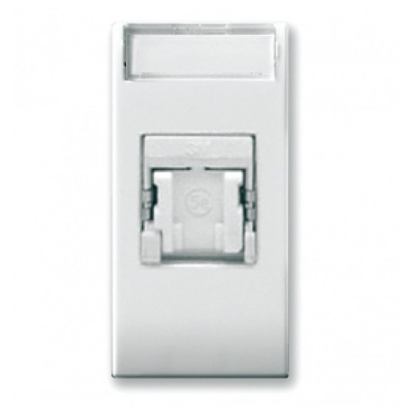 Domus S44 Presa RJ45 Cat.6 FTP Bianco Lucido ICV-441029C6S