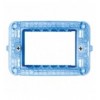 Supporto con Viti S44 per Scatole Rettangolari 3 Moduli
