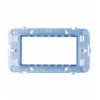 Supporto con Viti S44 per Scatole Rettangolari 4 Moduli