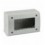 Contenitore Autoportante IP40 S44 per Minicanali 4 Moduli Bianco