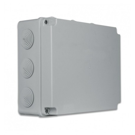 Scatola Rettangolare IP65 di Derivazione da Pareti con Passacavi 240x190 ICV-SD2408