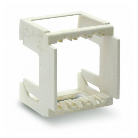 Supporto 2 Moduli S44 per Guida EN50022 Larghezza Pari a 3 Moduli DIN ICV-53/44/2