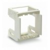 Supporto 2 Moduli S44 per Guida EN50022 Larghezza Pari a 3 Moduli DIN ICV-53/44/2