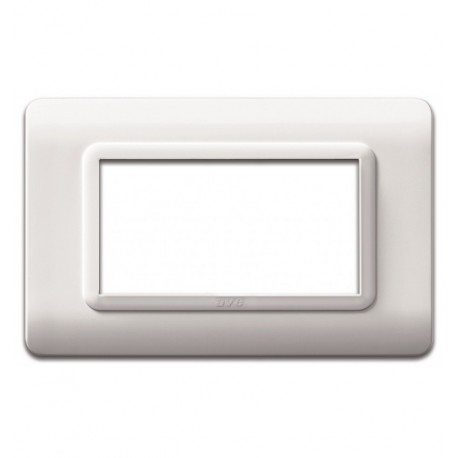 Placca Tecnopolimero S44 4 Moduli Bianco ICV-44PY04B