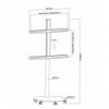 Supporto a Pavimento Trolley TV LCD/LED/Plasma 32-70'' Bianco