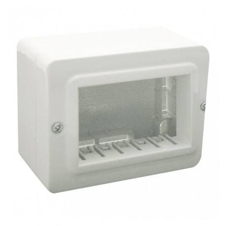 Contenitore Autoportante Minicanali IP40 S44 3 Moduli Bianco ICV-44QC03